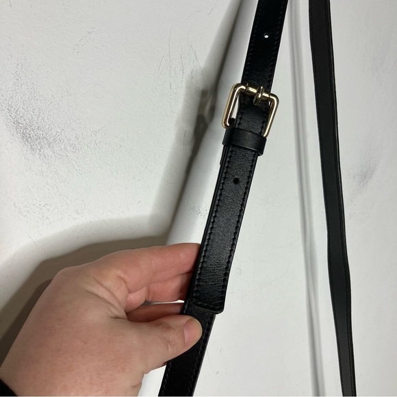 Leo Et Violette made in Italy black leather crossbody bag medium size - Picture 3 of 13